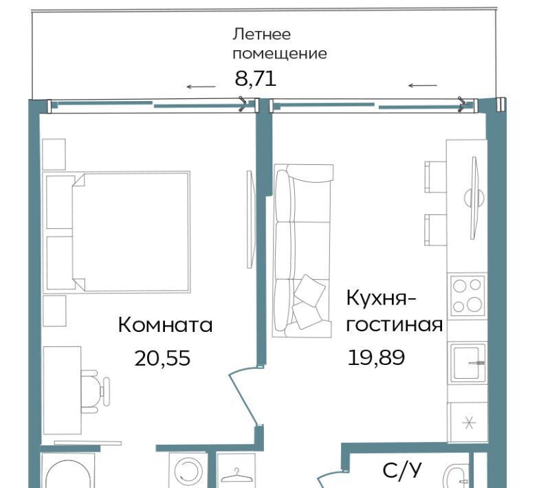 квартира г Саки ул Морская TEMPO фото 1