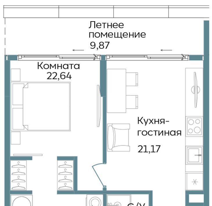 квартира г Саки ул Морская TEMPO фото 1