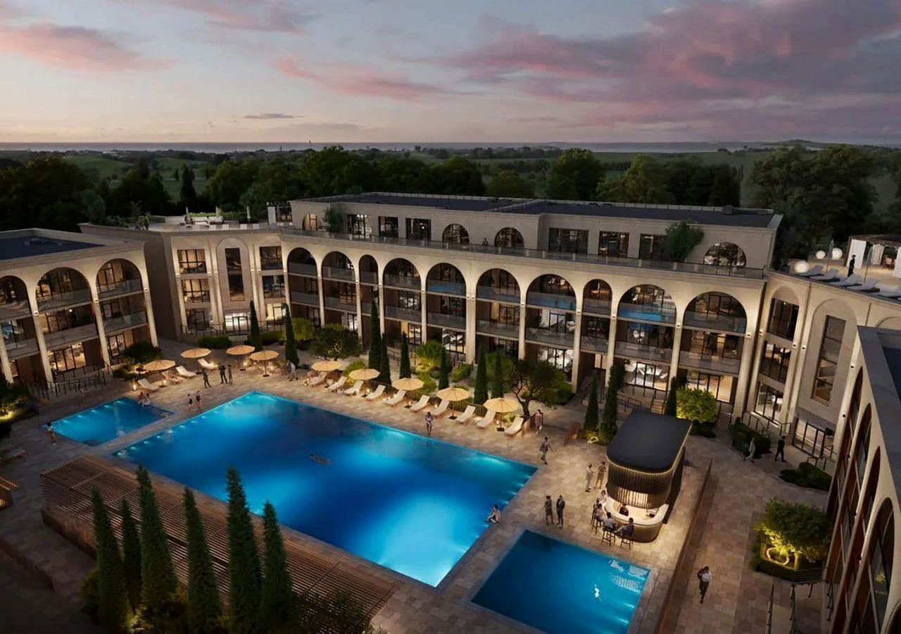 квартира г Евпатория пгт Заозерное Одиссей residence в районе оз. Мойнаки, уч. 3 фото 1