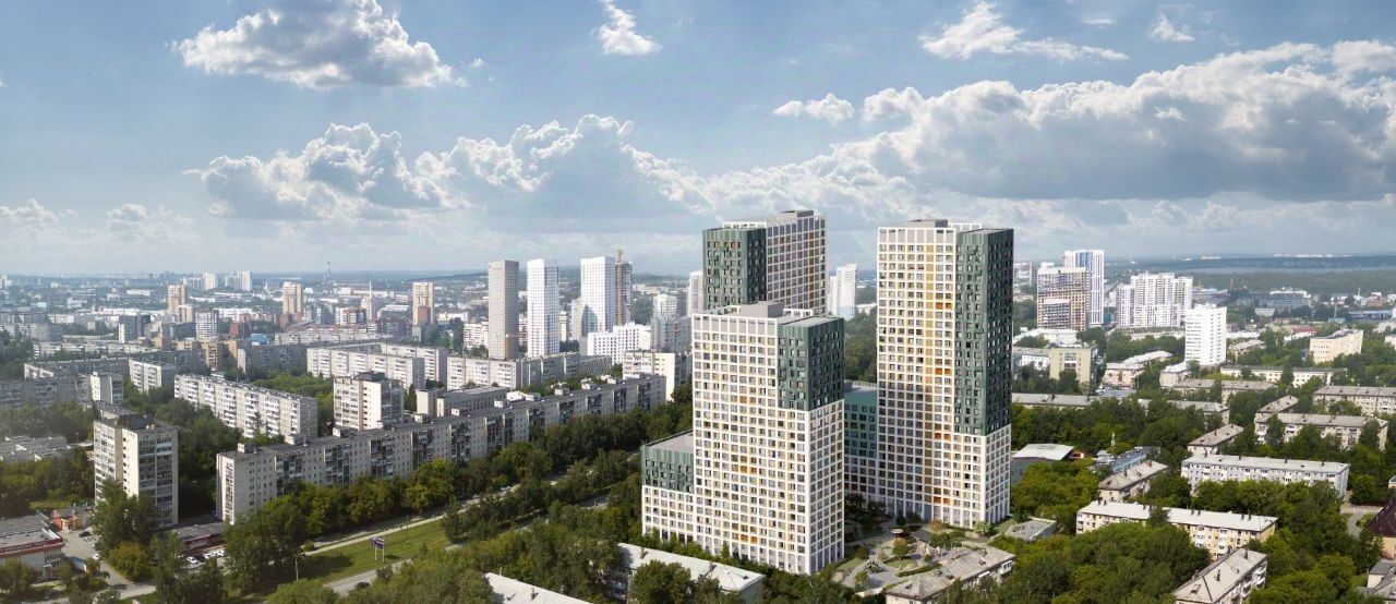 квартира г Екатеринбург р-н Кировский Уральская ВТУЗгородок ЖК «Б.26» жилрайон фото 19