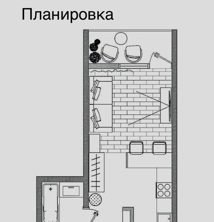 квартира г Сочи р-н Хостинский микрорайон Бытха ул Бытха 4/10а ЖК «Атлантис» Хостинский район фото 11