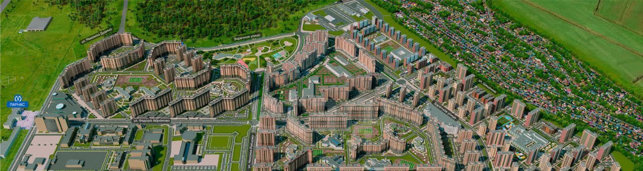 квартира г Санкт-Петербург п Парголово проезд Толубеевский 24 метро Парнас фото 7