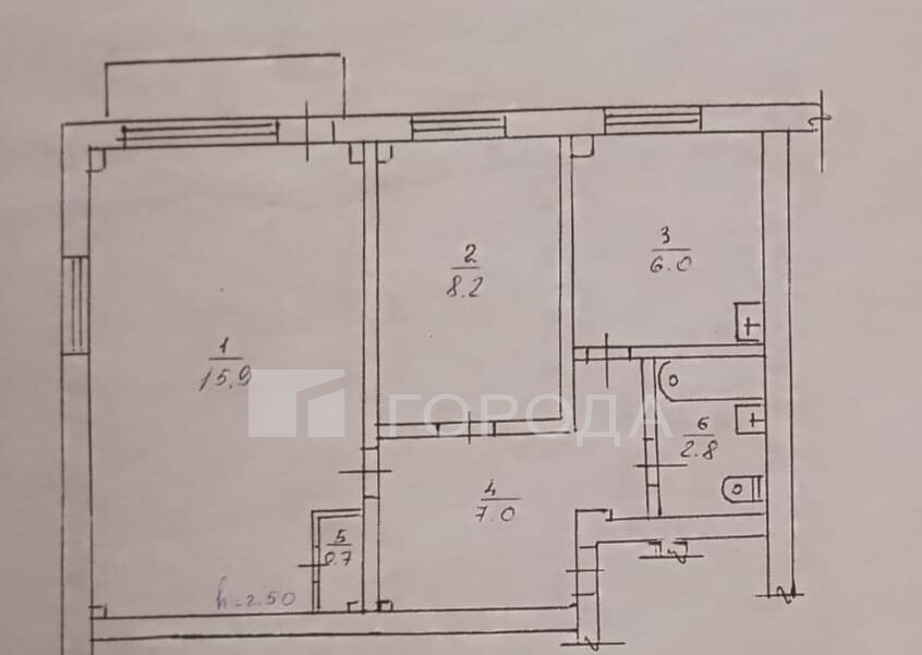 квартира г Новоалтайск п Новогорский ул Энгельса 6 фото 9