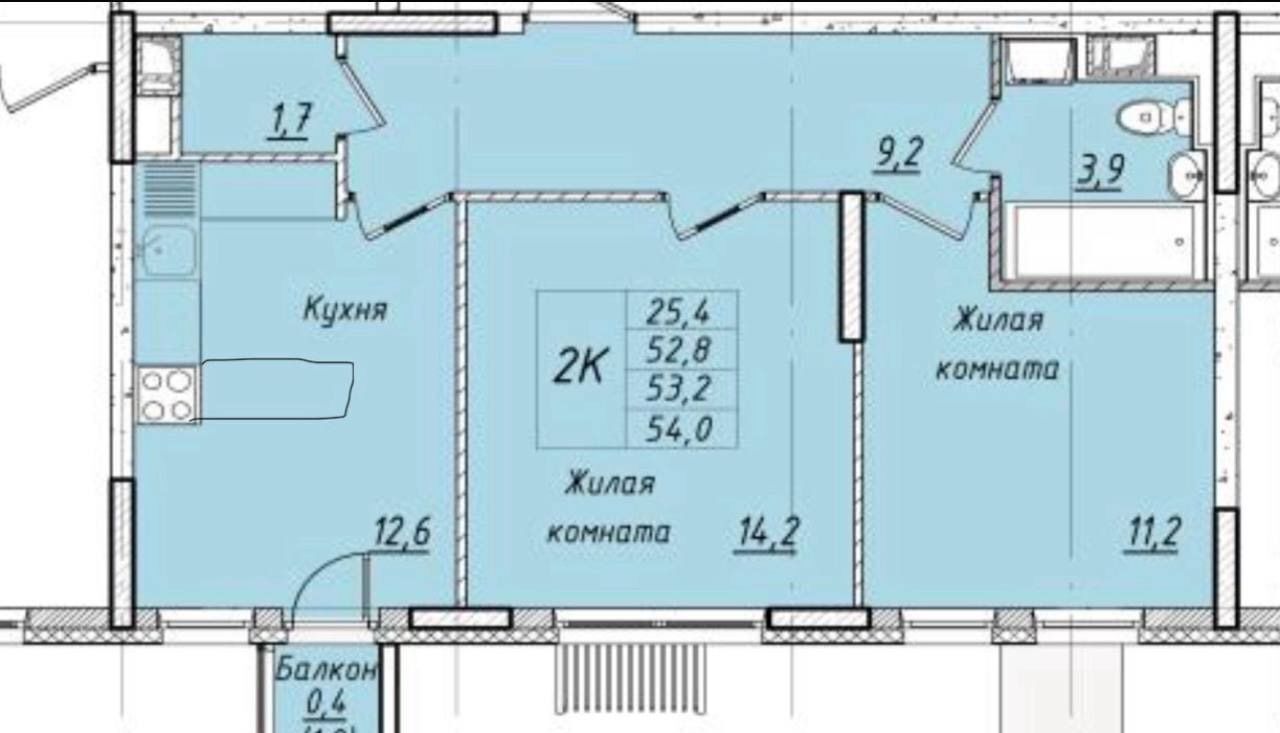 квартира г Мытищи ул Стрельбище Динамо 10 ЖК «Мытищи Парк» фото 6