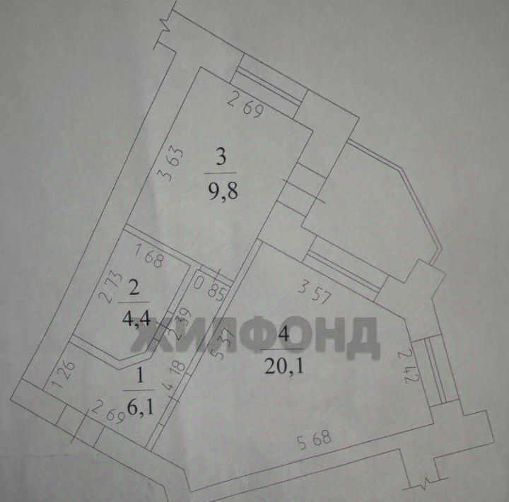 квартира г Кемерово р-н Заводский ул Дружбы 27 фото 21
