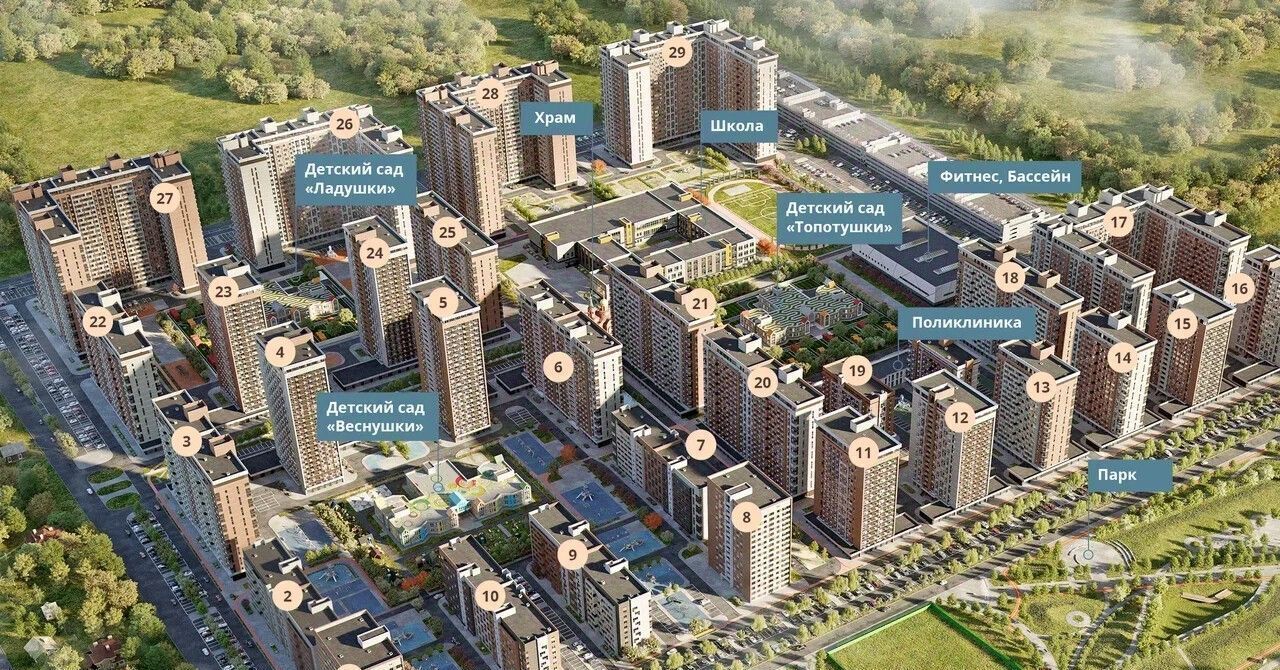 квартира г Краснодар п Знаменский микрорайон «Родные просторы» р-н Карасунский фото 6