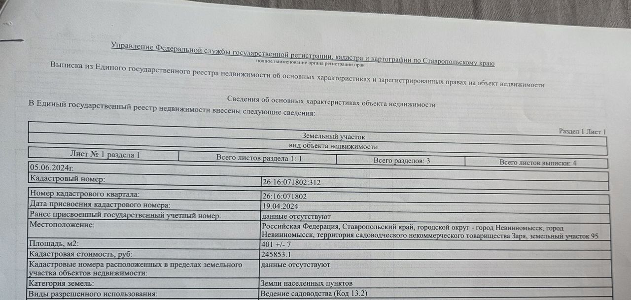 земля г Невинномысск снт Заря фото 1