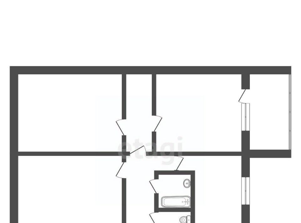 квартира г Благовещенск п Мясокомбинат Л 2 фото 2