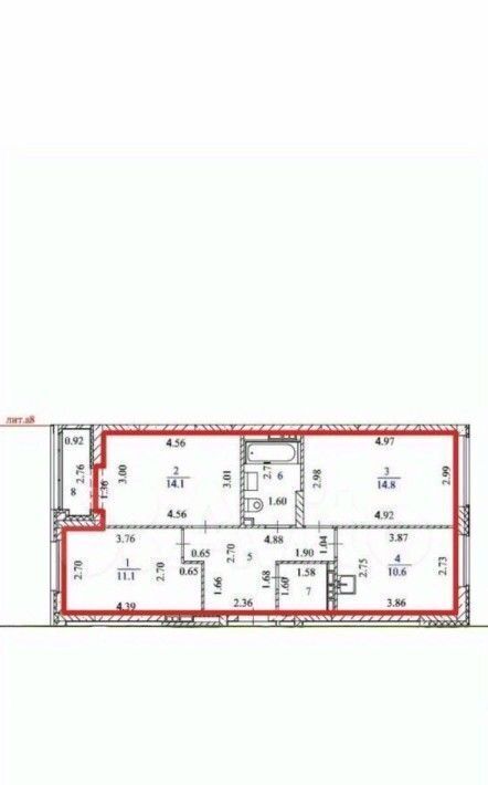 квартира г Екатеринбург Чкаловская ул Академика Ландау 51 фото 14