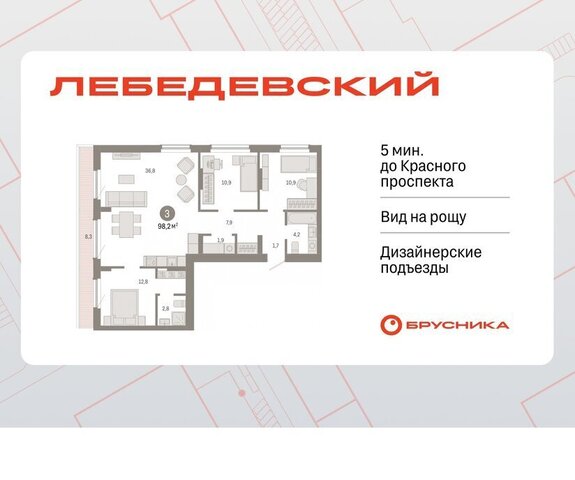 квартал № 5 Заельцовская ЖК «Лебедевский» фото