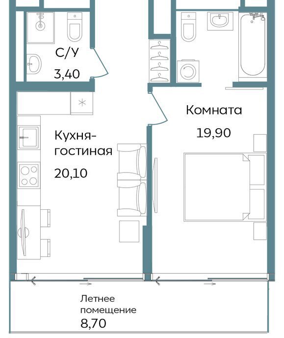 квартира г Саки курортный кластер Темпо фото 1