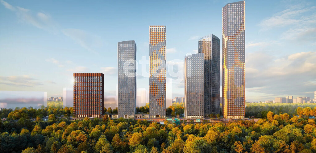 квартира г Москва метро Аминьевская ЗАО Очаково-Матвеевское ЖК Левел Мичуринский к 4 фото 5