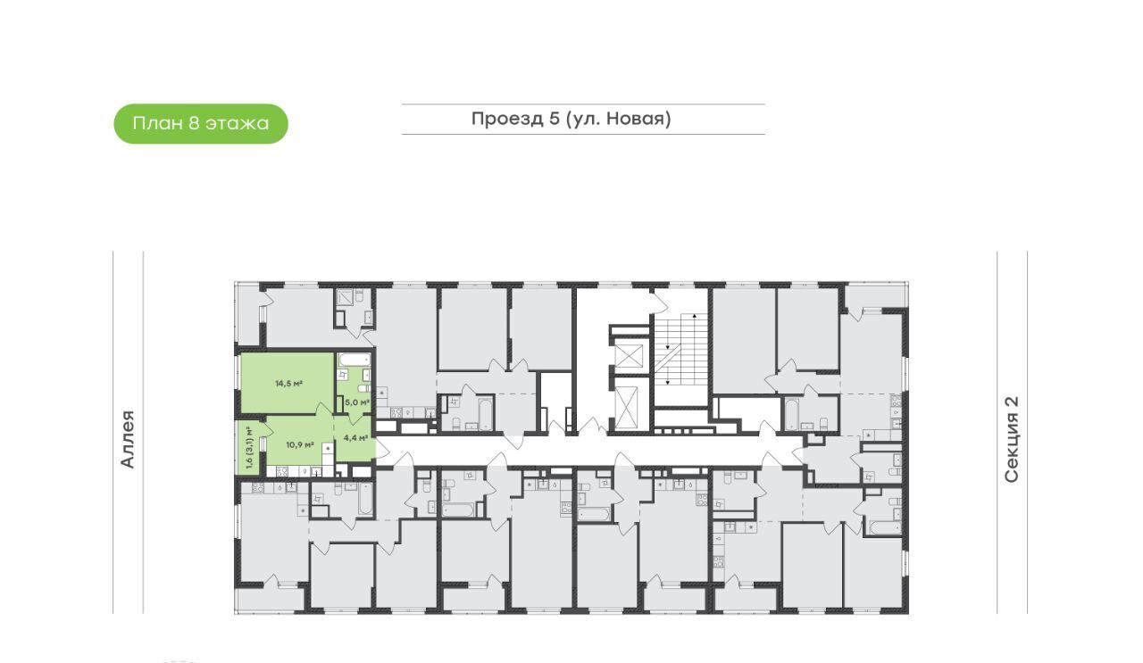 квартира г Екатеринбург Чкаловская 20-й кв-л, Академический мкр фото 2
