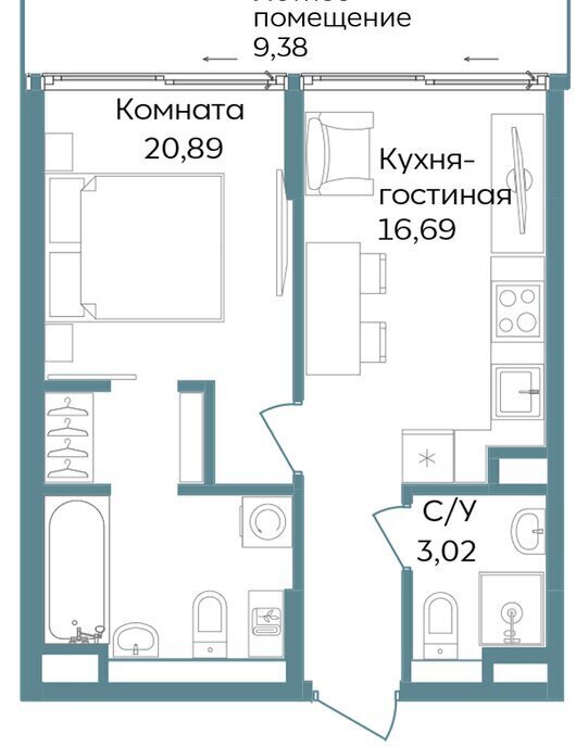 квартира г Саки курортный кластер Темпо фото 1