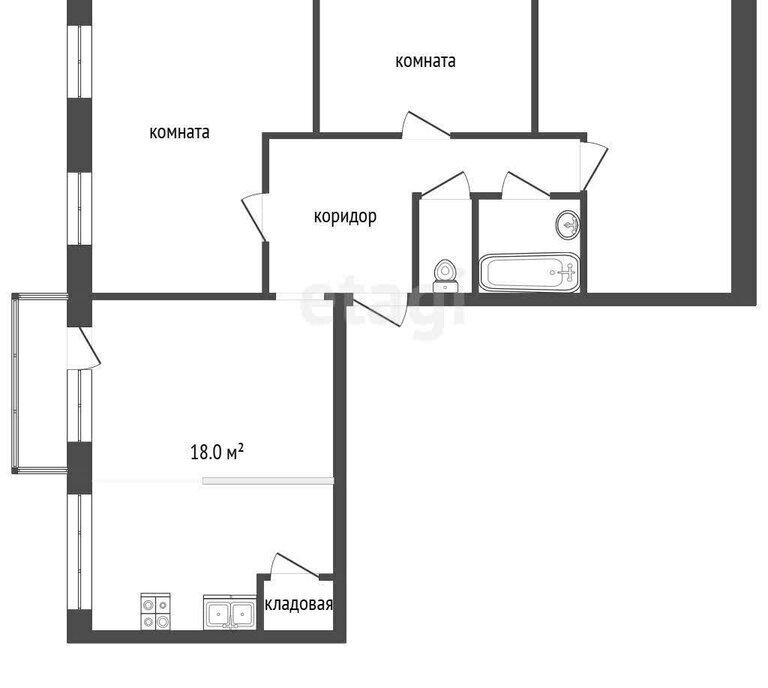 квартира г Тобольск р-н мкр 6 15 фото 1