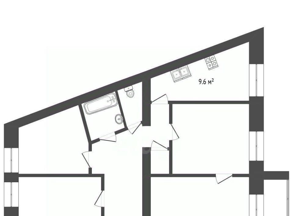 квартира р-н Вяземский г Вязьма ул Московская 32 фото 2