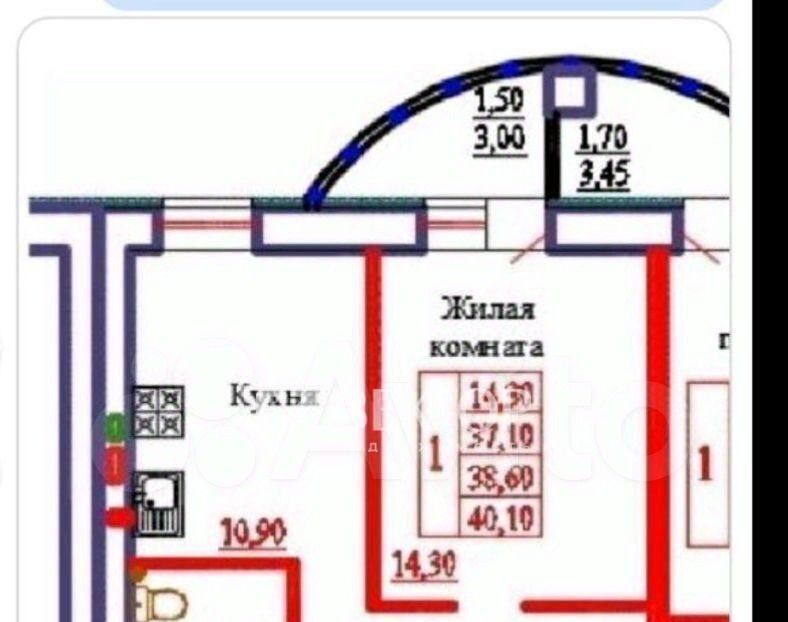 квартира г Иваново р-н Октябрьский микрорайон Самоцветы 3 фото 1