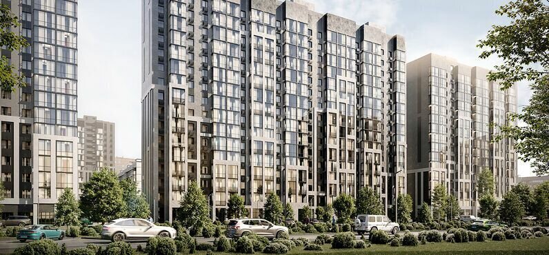 квартира г Всеволожск Южный ЖК Радужный Улица Дыбенко фото 2