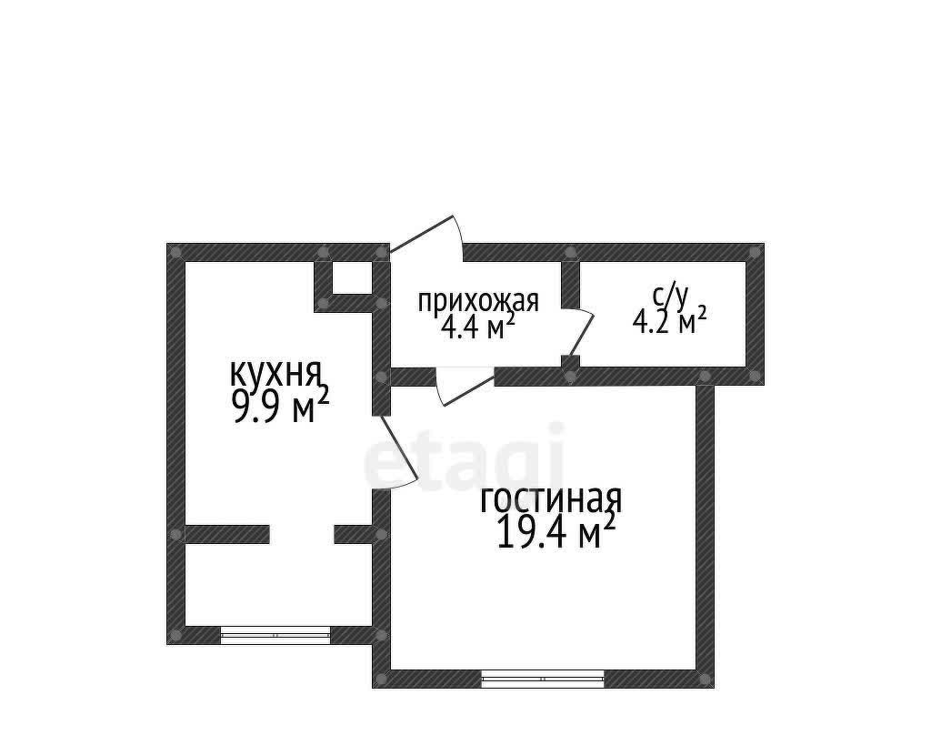 квартира г Новороссийск р-н Южный пр-кт Дзержинского 196 14-й м-н, Хворостянского фото 11