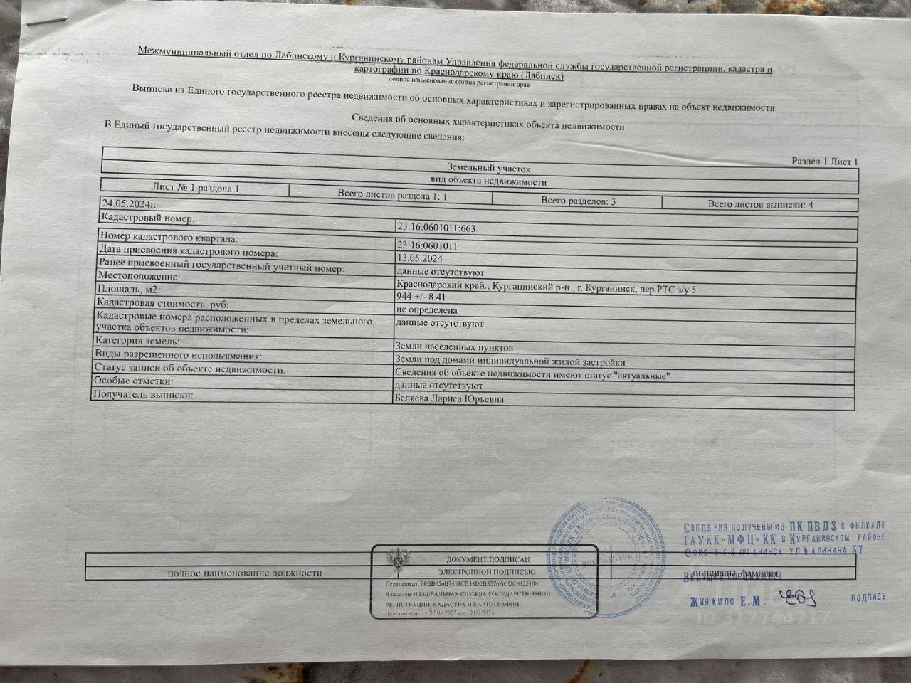 земля р-н Курганинский г Курганинск пер РТС 3 Курганинское городское поселение фото 5