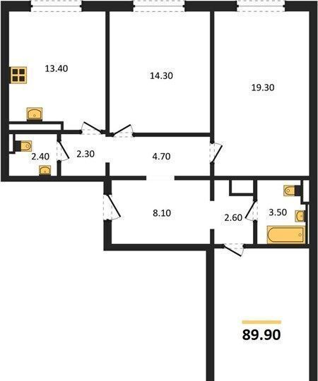 квартира г Воронеж р-н Центральный ул Шишкова 22 д. 140Б фото 10