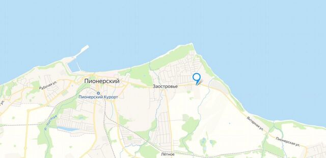 р-н Зеленоградский п Заостровье ул имени старшего лейтенанта Ильи Пуртова 1 Пионерский фото