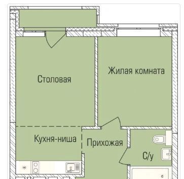 квартира г Новосибирск р-н Калининский ул Василия Клевцова 1 ЖК «Цивилизация» фото 10