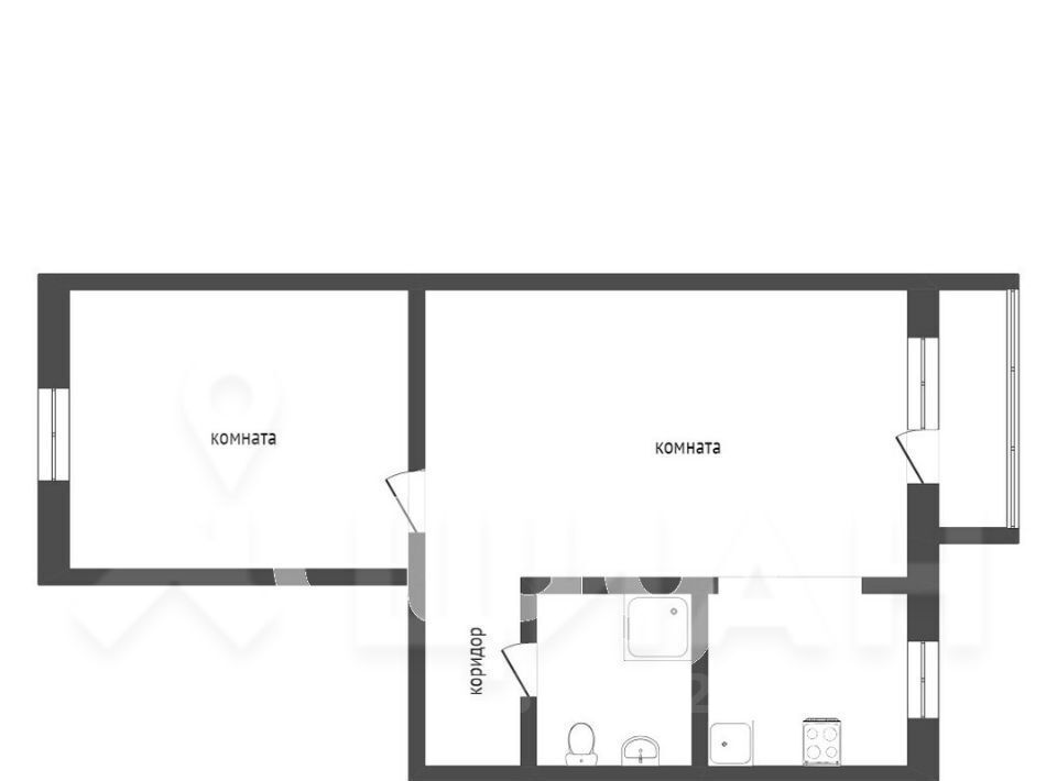 квартира г Ижевск р-н Индустриальный ул Сельская 3 фото 2