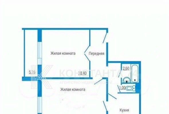 квартира г Челябинск р-н Тракторозаводский ул Конструктора Духова 21 фото 27