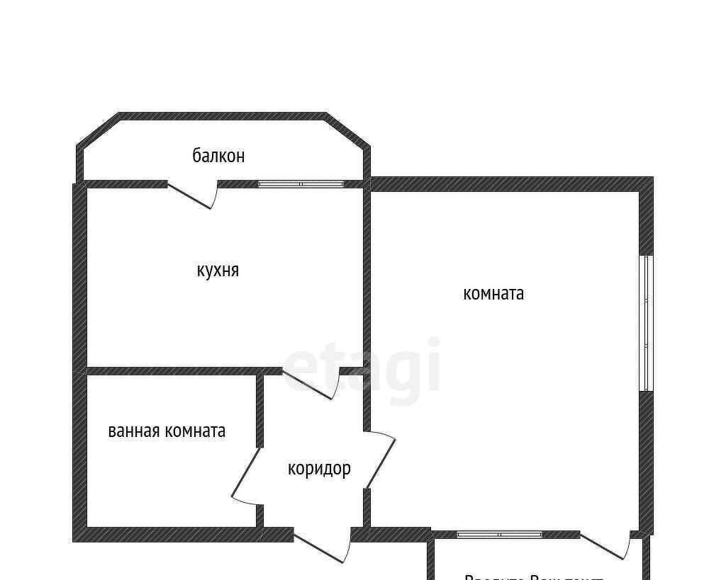 квартира г Горячий Ключ микрорайон Курортная Зона ул Школьная 20 м-н фото 12