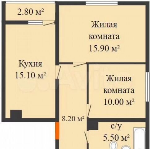 квартира р-н Прикубанский ул Западный Обход 39/2к 5 фото