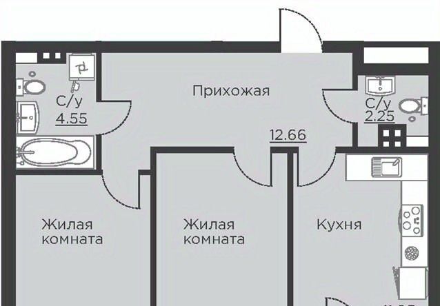 квартира г Воронеж р-н Центральный ул Ломоносова 116б фото 1