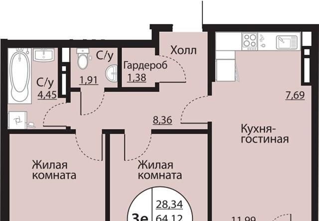 квартира р-н Центральный дом 138 фото