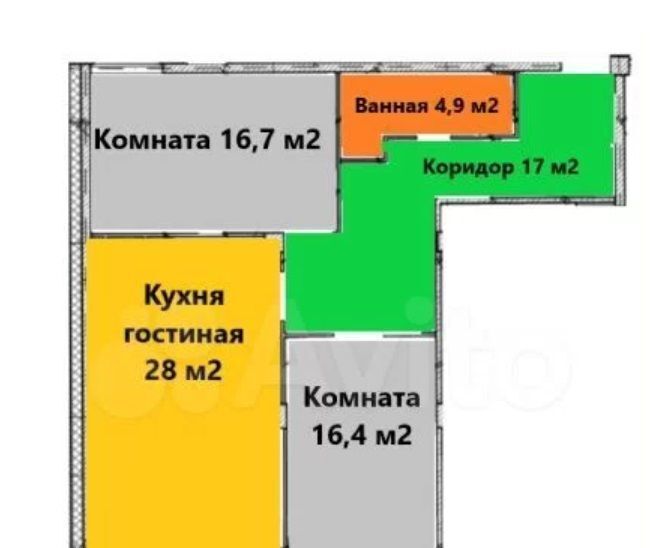 квартира г Архангельск Октябрьский ул Воскресенская 59 фото 1