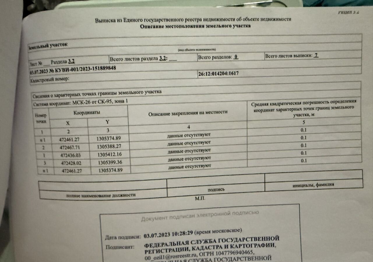земля г Ставрополь р-н Промышленный садовое товарищество Зори Кавказа, 312А фото 4