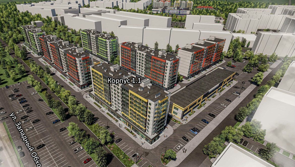 квартира г Краснодар р-н Прикубанский ул им. генерала Корнилова 1/3 ЖК «Лето» фото 4