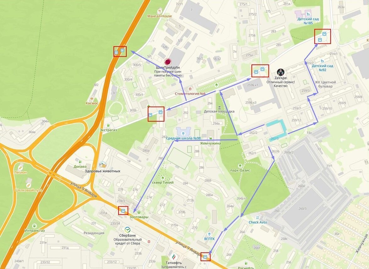 квартира г Воронеж р-н Коминтерновский ул 9 Января 262/3 фото 39