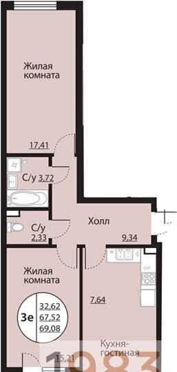 квартира г Воронеж р-н Центральный пр-кт Московский 138 фото 1