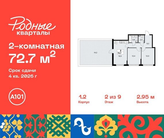 ЖК «Родные кварталы» 1/2 ТиНАО Внуково Толстопальцево фото