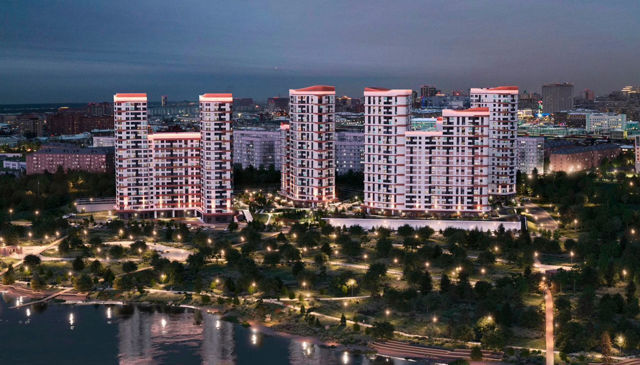 квартира г Новосибирск метро Площадь Гарина-Михайловского р-н Железнодорожный ул Прибрежная 2 ЖК «Беринг» блок-секц. 1 фото 6