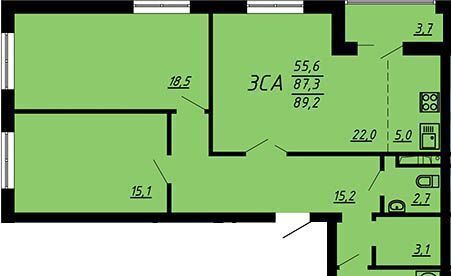 квартира р-н Центральный ул Загоровского 3 д. 140б фото