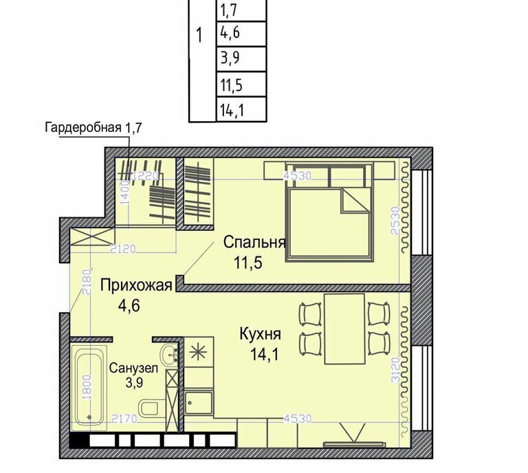 квартира г Владивосток р-н Первореченский фото 1