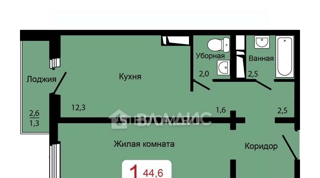 квартира г Красноярск р-н Кировский ул Апрельская 5б фото 2