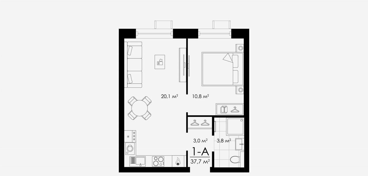 квартира г Астрахань р-н Кировский ул Бехтерева 4 фото 3