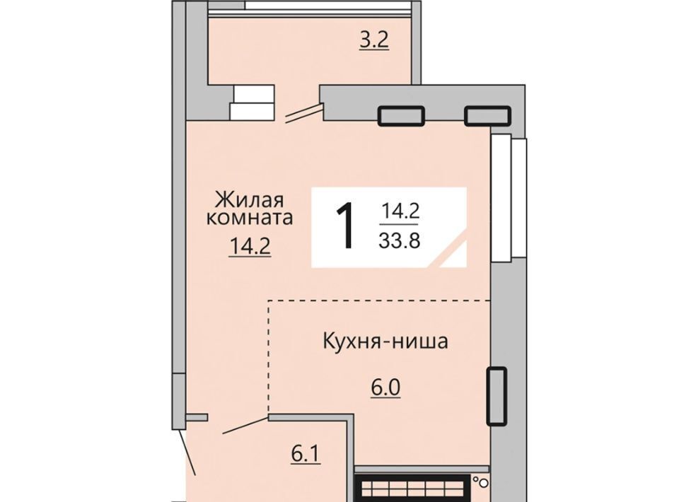 квартира г Чебоксары б-р Солнечный фото 2