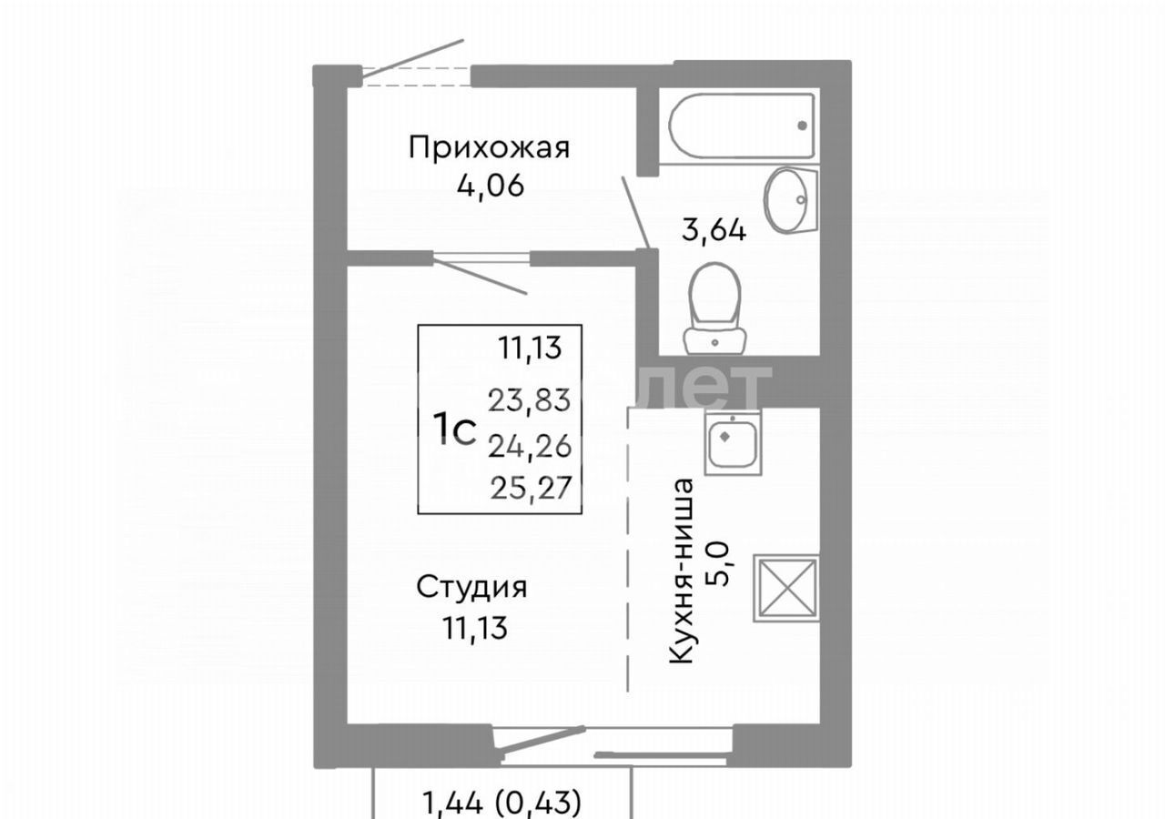 квартира г Челябинск р-н Советский ул Ярославская 1 фото 1