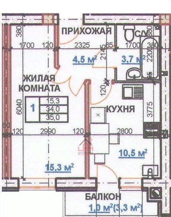 квартира г Ессентуки ул Очаровательная 16 фото 2