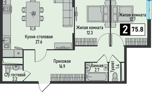п Иноземцево п Капельница ЖК «Живописный» фото
