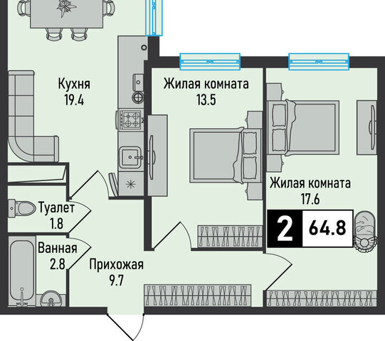 п Иноземцево п Капельница ЖК «Живописный» фото