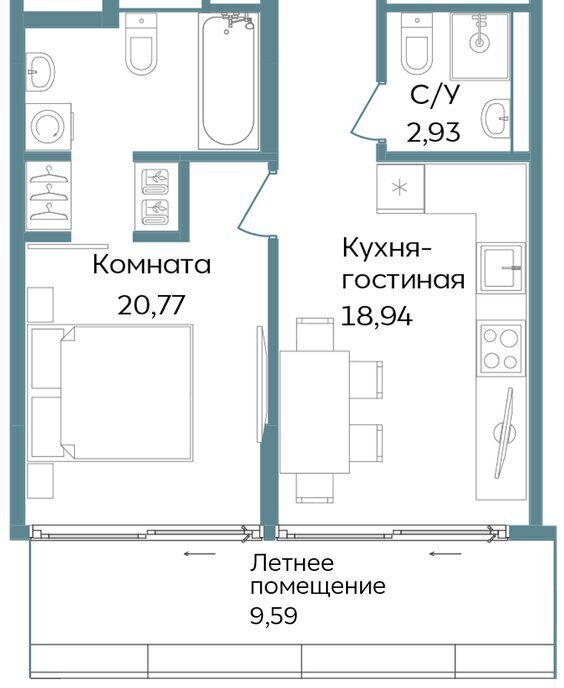 квартира г Саки курортный кластер Темпо фото 1